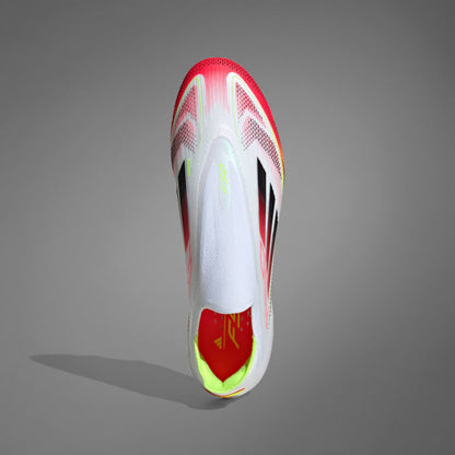 F50 Elite Laceless FG Fußballschuh Weiß/Orange