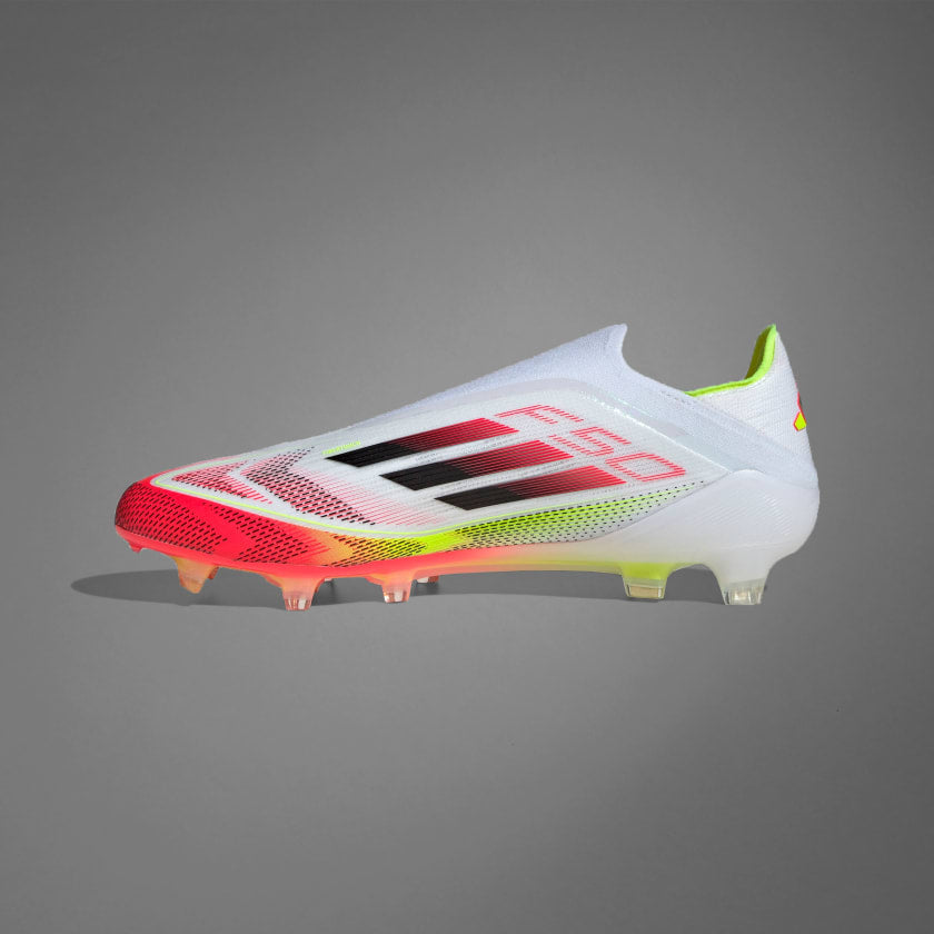 F50 Elite Laceless FG Fußballschuh Weiß/Orange