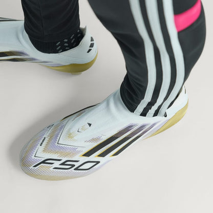 F50 Elite Laceless FG Fußballschuh Weiß/Gold